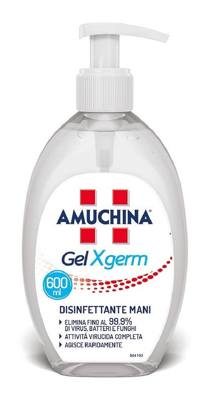 angelini ch amuchina gel x germ disinfettante mani 600 ml it amuchina ean 8000036025314