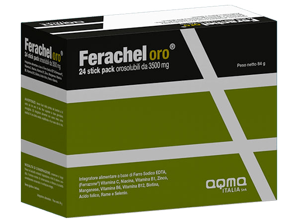 aqma ferachel oro 24 stick orosolubili