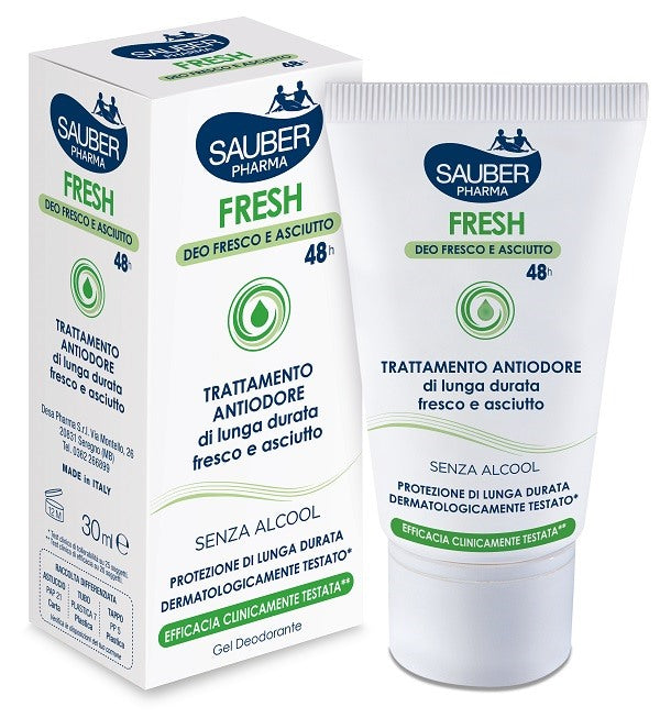 desa pharma sauber fresh deodorante gel astuccio 30 ml ean 8005520611325