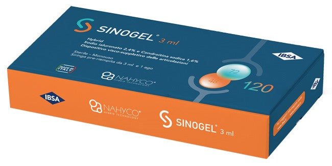 ibsa farmaceutici italia siringa intra articolare sinogel 24 acido ialuronico 16 condroitina sodica 3ml 1 ago ibsa ean 8033638952894