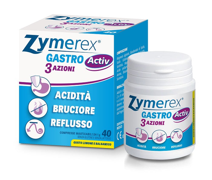 difar due zymerex gastro activ 3 azioni 40 compresse masticabili zymerex ean 8059602150134