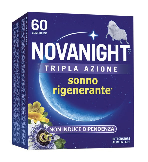opella healthcare novanight tripla azione sonno rigenerante 60 compresse novanight