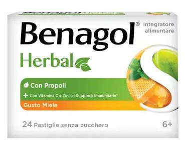 reckitt benckiser benagol herbal miele 24 pastiglie benagol ean 8056860826016