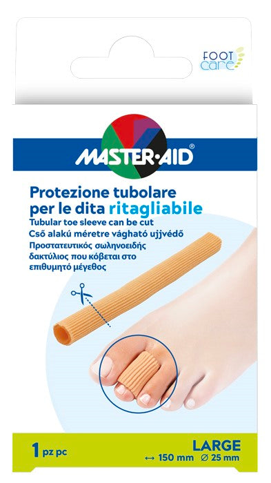 pietrasanta pharma protezione tubolare master aid footcare ritagliabile 15 cm 25 mm large c8 pietrasanta pharma ean 8032956145834
