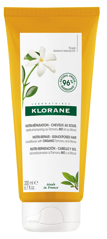 pierre fabre les polysianes nutri repair sun exposed hair balsamo con tamanu e monoi 200 ml klorane ean 3282770150537