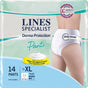 fater adult pannolone per incontinenza lines specialist derma pants plus xl 14 pezzi lines ean 8001480406032