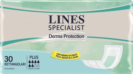fater adult pannolone per incontinenza lines specialist derma rettangolare 30 pezzi ean 8001480503915
