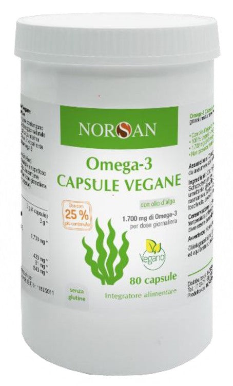 norsan norsan omega 3 vegano 80 capsule san omega ean 0305398867588
