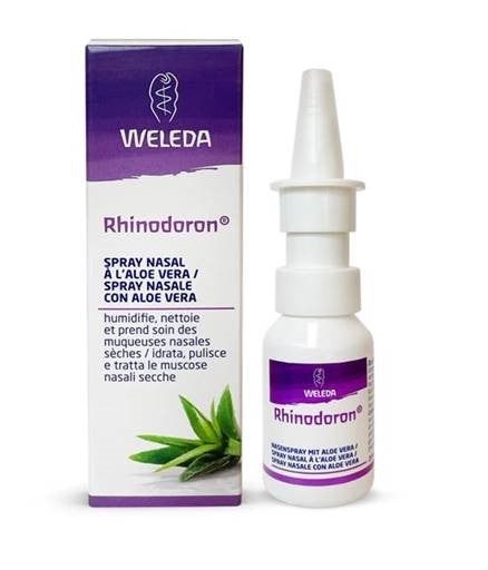 weleda italia rhinodoron spray nasale aloe vera 20 ml rhinodoron ean 4001638065085