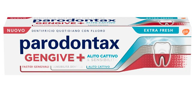 haleon italy parodontax gengivealito extra fresh 75 ml parodontax ean 5054563118073