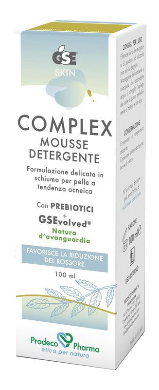 prodeco pharma gse skin complex mousse detergente pelle a tendenza acneica 100 ml gse ean 8057968090996