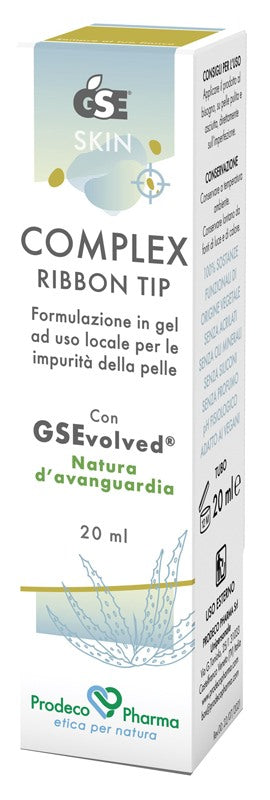 prodeco pharma srl gse skin complex ribbon tip gel 20 ml gse ean 8057968091009