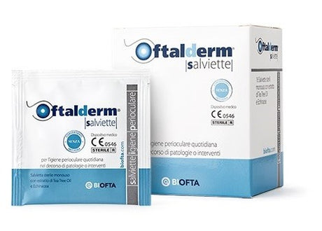 bionativa oftalderm salviette sterili monouso 16 pezzi biodue