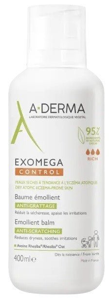 pierre fabre exomega control balsamo emolliente 400 ml a derma ean 3282770149722
