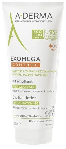 pierre fabre exomega control latte emolliente 200 ml a derma ean 3282770149753