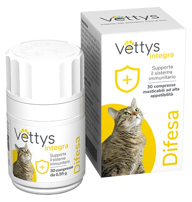 pharmaidea veterinaria vettys integra difesa gatto 30 compresse masticabili