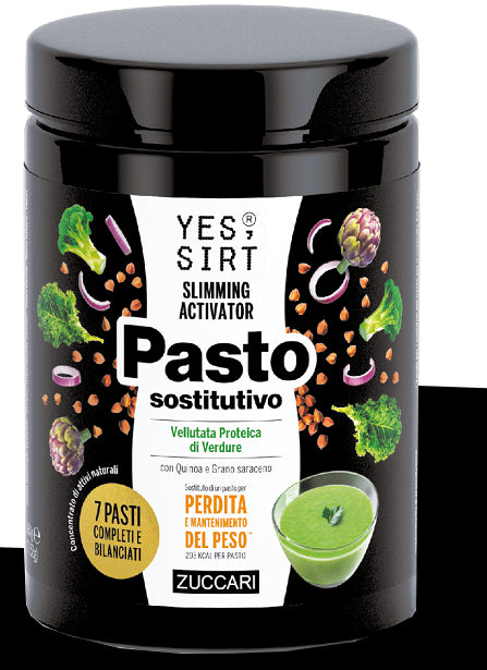 zuccari yes sirt pasto sostitutivo vellutata proteica verdure 7x52 g ean 8026380300075