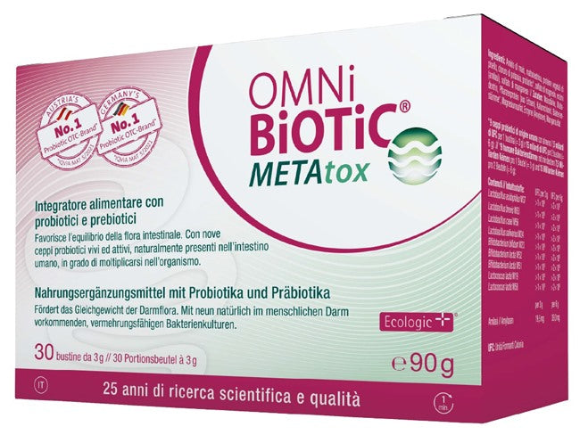 istituto allergosan italia omni biotic metatox 30 bustine da 3 g ean 9120001436101