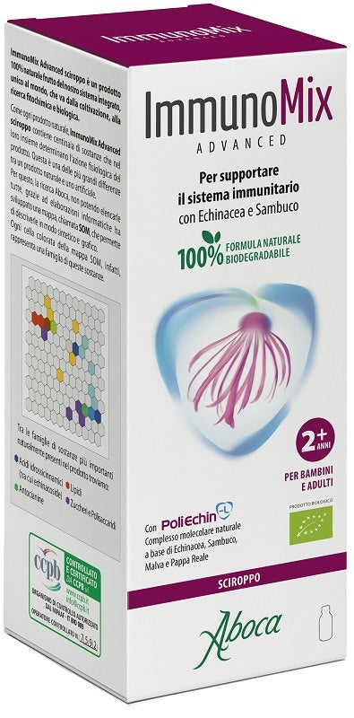 aboca immunomix advanced sciroppo 210 g aboca ean 8032472025832