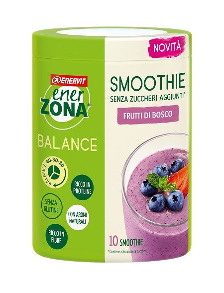 enervit enerzona smoothie frutti di bosco 300 g enervit ean 8007640918810