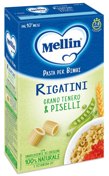 mellin mellin rigatini con piselli 280 g mellin ean 8017619401229