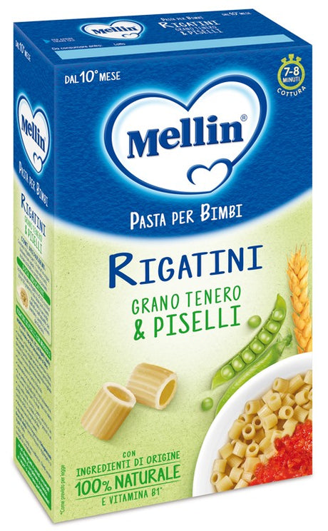 mellin mellin rigatini con piselli 280 g mellin ean 8017619401229