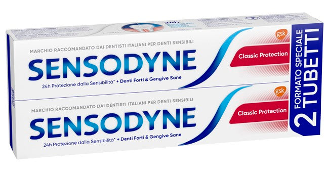haleon italy sensodyne classico protection 2 x 75 ml sensodyne ean 5054563122117