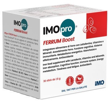 imo imopro ferrum boost 30 stick 16 g imo ean 8055713390179