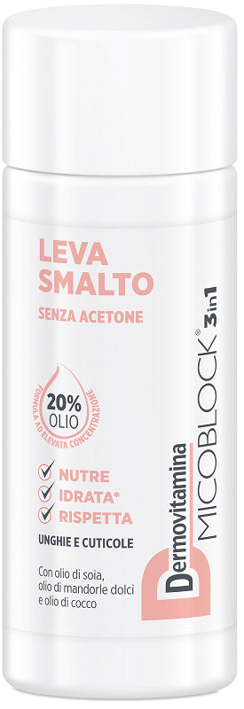 pasquali dermovitamina dermovitamina micoblock 3in1 levasmalto 125 ml dermovitamina ean 8032738386103