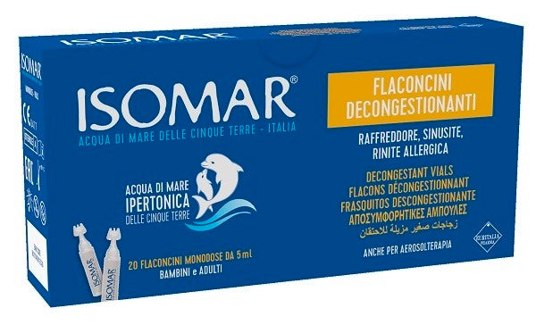 euritalia isomar flaconcini decongestionanti soluzione ipertonica 20 flaconcini 5 ml isomar ean 8017045015328