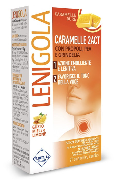 euritalia pharma div coswell lenigola 2act caramelle dure 20 pezzi lenigola ean 8017045015724