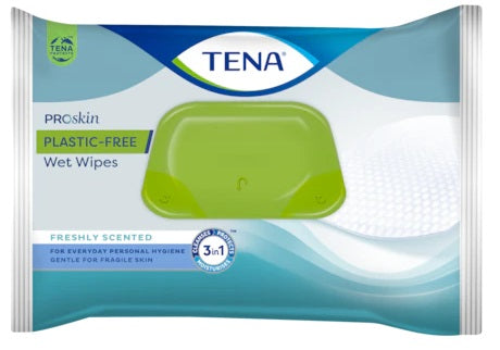 essity tena wet wipes plastic free 48 pezzi tena ean 7322541474076
