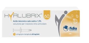 fidia farmaceutici siringa intra articolare hyalubrix 60 acido ialuronico 15 60 mg 4 ml hyalubrix ean 8033661806768