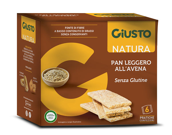 farmafood giusto senza glutine panleggero allavena 6 confezioni da 25g giusto ean 8058481481285