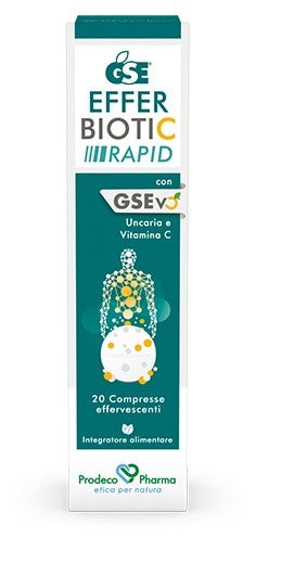 prodeco pharma gse efferbiotic rapid 20 compresse gse ean 8057968091252