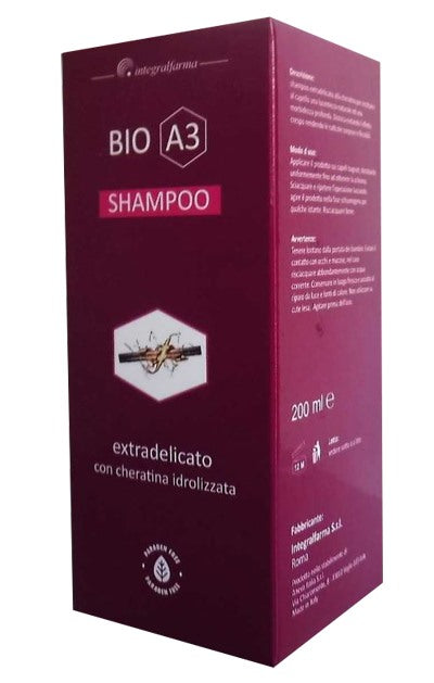integralfarma bio a3 shampoo extra delicato 200 ml
