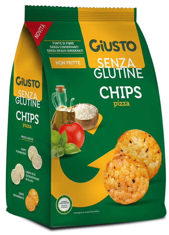 farmafood giusto senza glutine chips pizza 40 g giusto ean 8058481480301