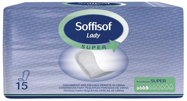 silc pannolone per incontinenza soffisof lady classic super 15 pezzi soffisof ean 8007300010274