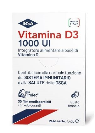 ibsa farmaceutici vitamina d3 ibsa 1000ui 30 film orodispersibili ibsa ean 8033638958087