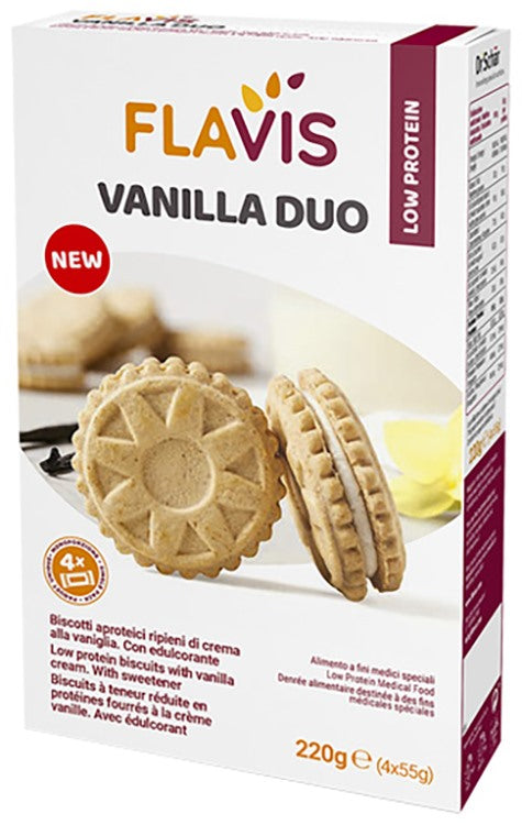 schar due flavis vanilla duo 220 g flavis ean 8008698037980