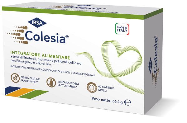 ibsa farmaceutici colesia soft gel 60 capsule molli colesia ean 8033638958070