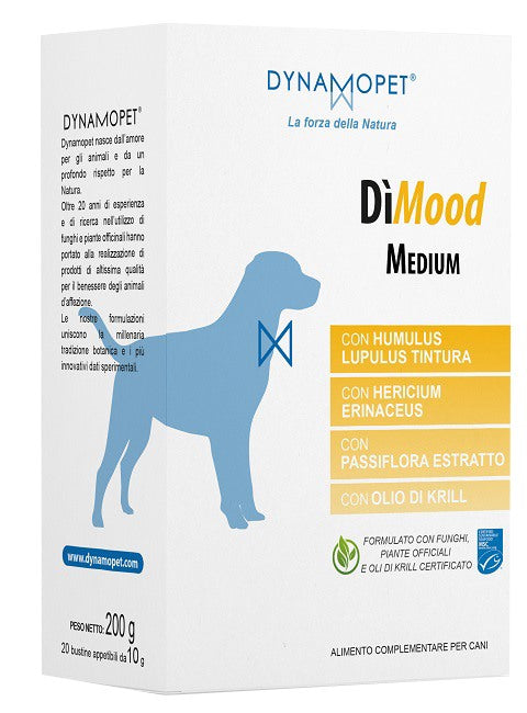 dynamopet dimood medium 20 bustine da 10 g dynamopet