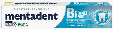unilever italia mkt oper mentadent bianchi e forti 75 ml mentadent ean 8717163747834