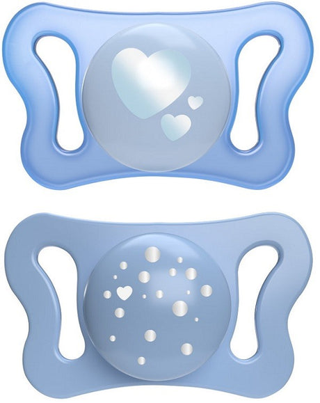 artsana chicco chicco succhietto micro azzurro silicone 0 2m 2 pezzi chicco ean 8058664156269