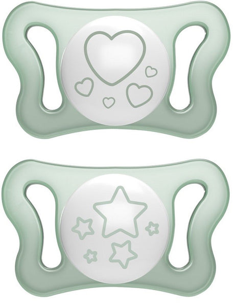 artsana chicco chicco succhietto micro lumi silicone 0 2m 2 pezzi chicco ean 8058664156276