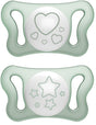 artsana chicco chicco succhietto micro lumi silicone 0 2m 2 pezzi chicco ean 8058664156276
