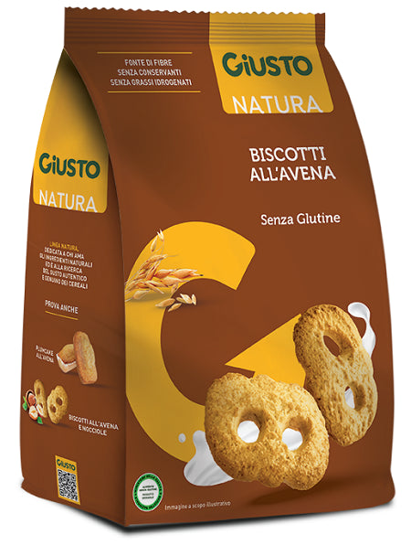 farmafood giusto senza glutine biscotti avena 250 g giusto ean 8058481481247