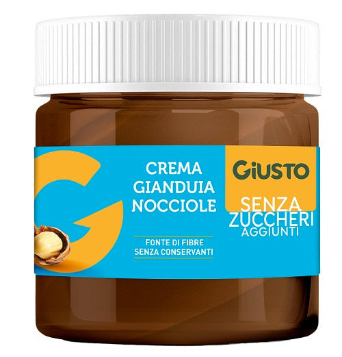 farmafood giusto senza zucchero crema gianduia nocciole 200 g giusto ean 8058481481704