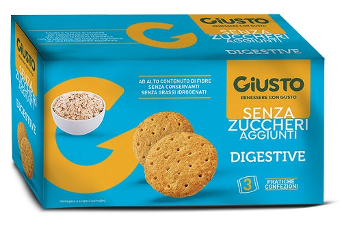 contecom linea giusto giusto senza zucchero biscotti digestive 3 pezzi da 75 g giusto ean 8058481481537
