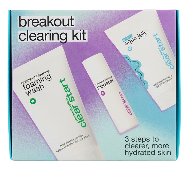 clear start dermalogica breakout clearing kit 2022 2 detergenti 1 booster ean 0666151112681